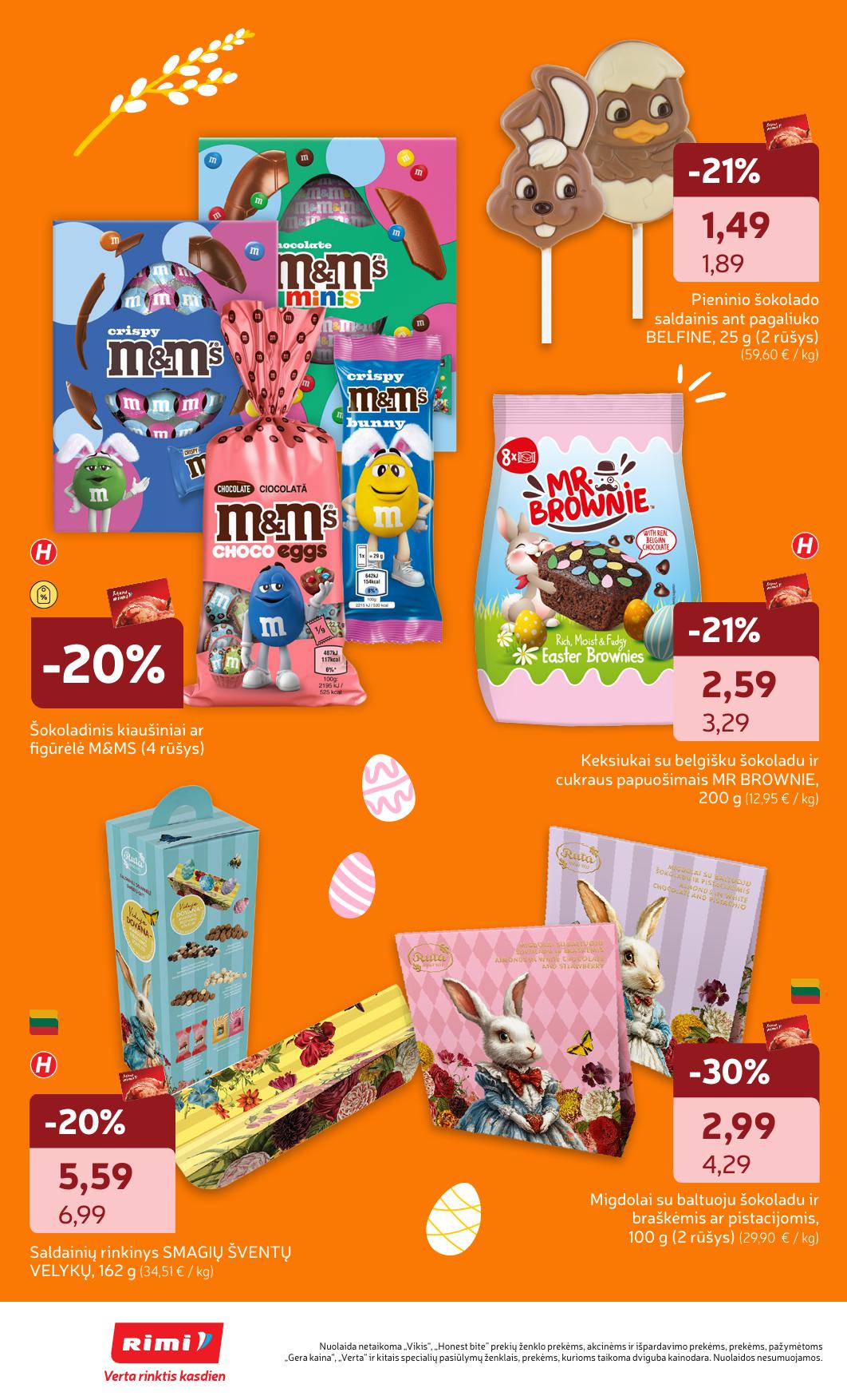 Naujausias RIMI kaininis katalogas 2026.03.10 - 2026.03.16