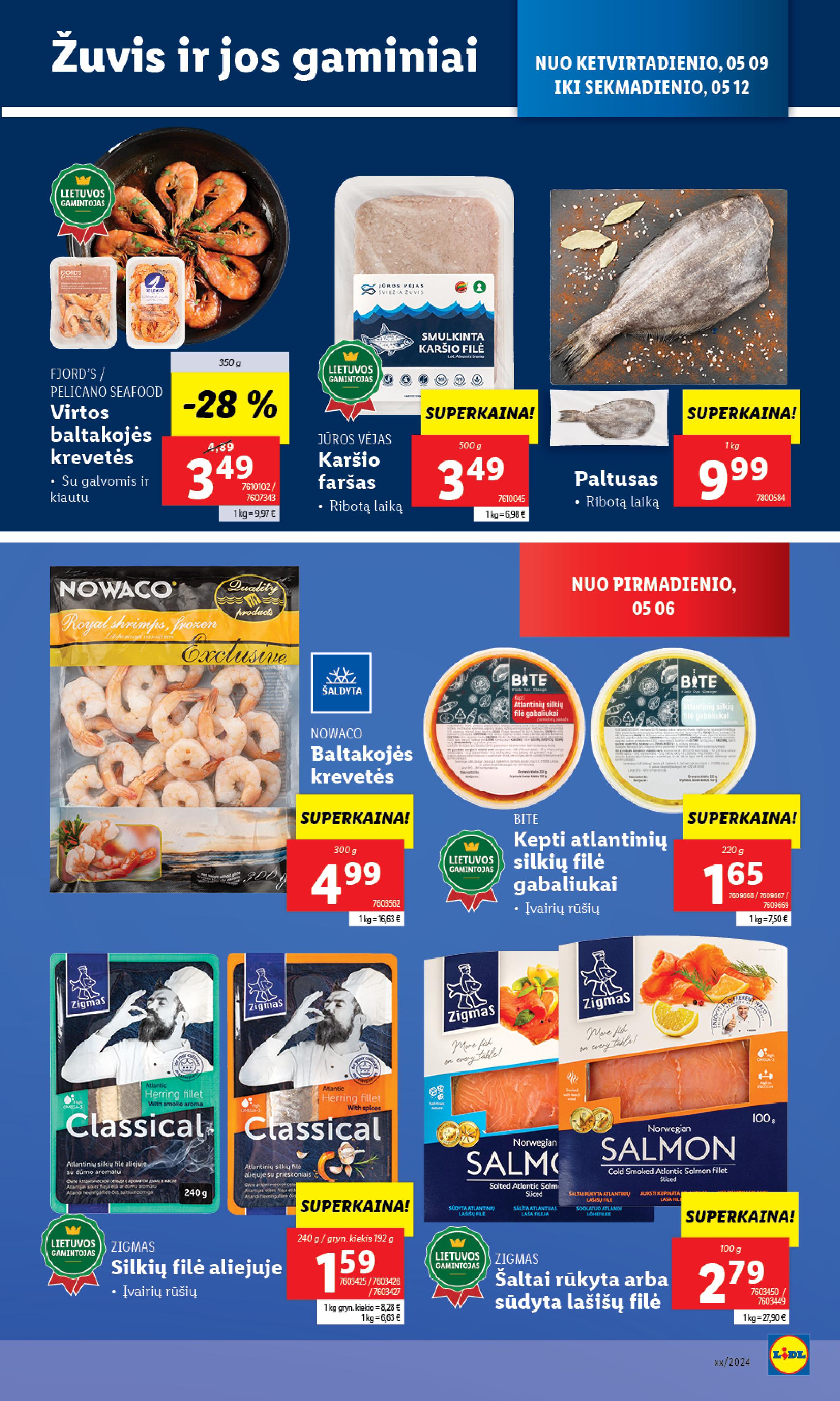 Naujausias LIDL kaininis katalogas 2024.05.06 - 2024.05.12