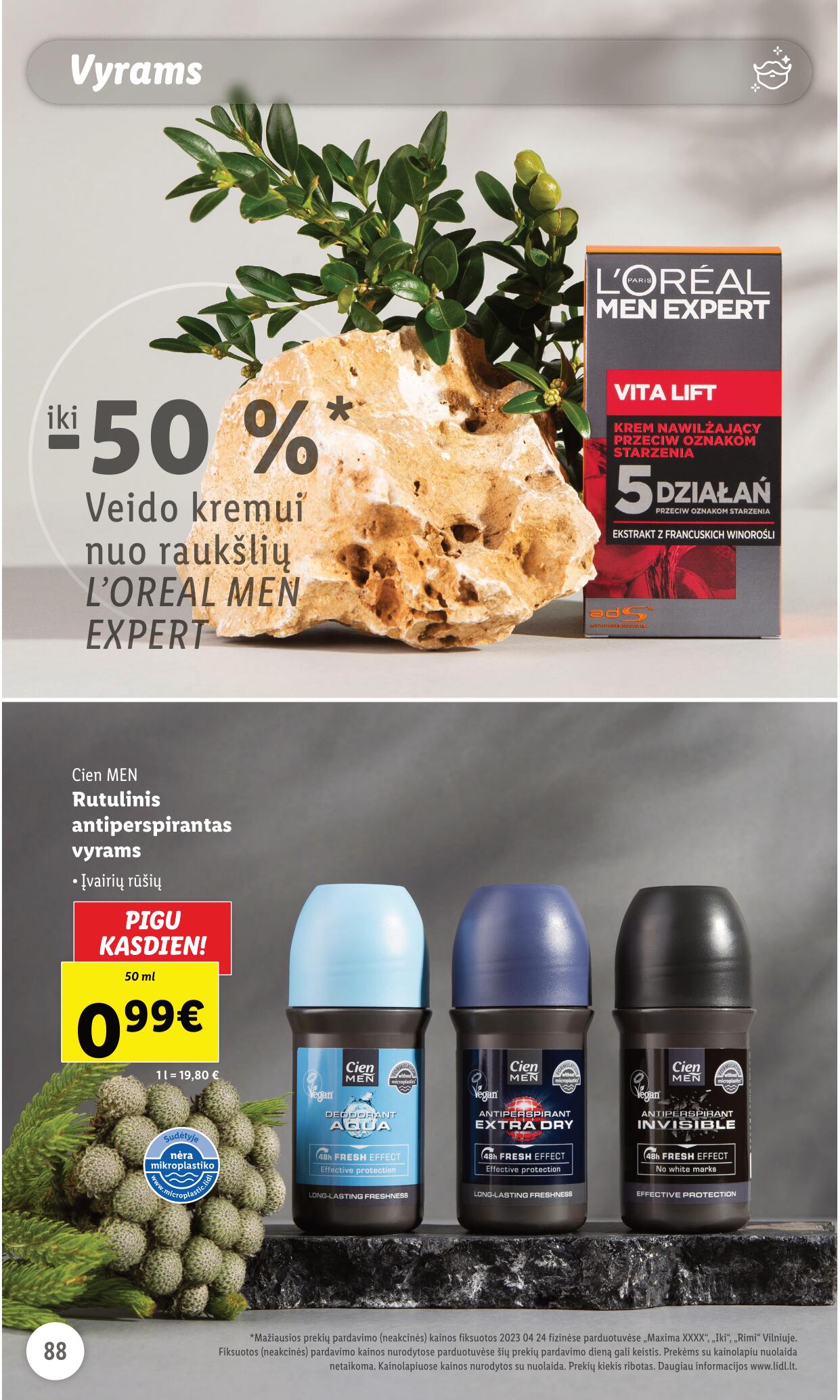 LIDL prekių katalogas "Grožio festivalis" galioja nuo 2023.05.01