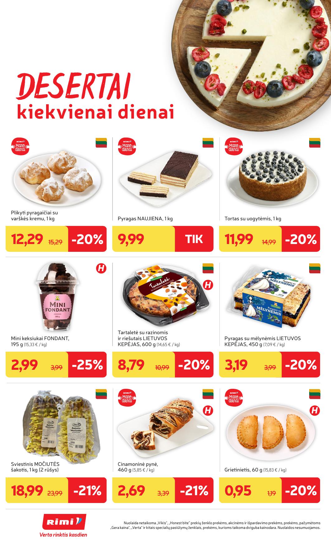 Naujausias RIMI kaininis katalogas 2026.03.10 - 2026.03.16