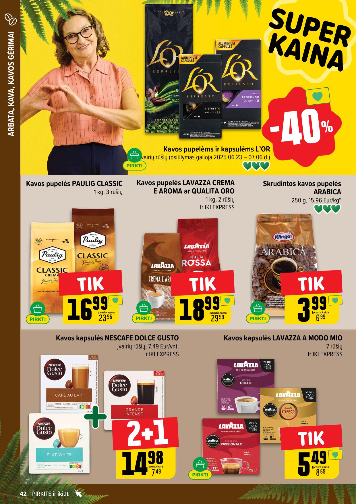 IKI SAVAITĖLĖ akcijų ir nuolaidų leidinys Nr.26 2025.06.23 - 2025.06.29