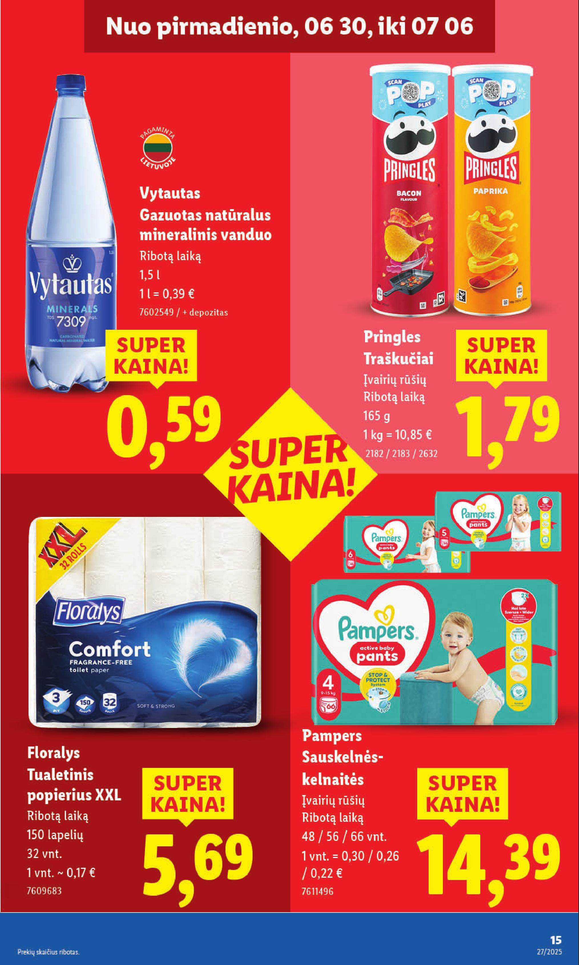 Naujausias LIDL kaininis katalogas 2025.06.30 - 2025.07.06