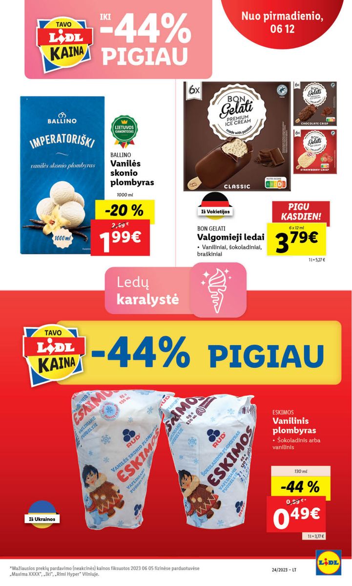 Naujausias LIDL kaininis katalogas 2023.06.12 - 2023.06.18