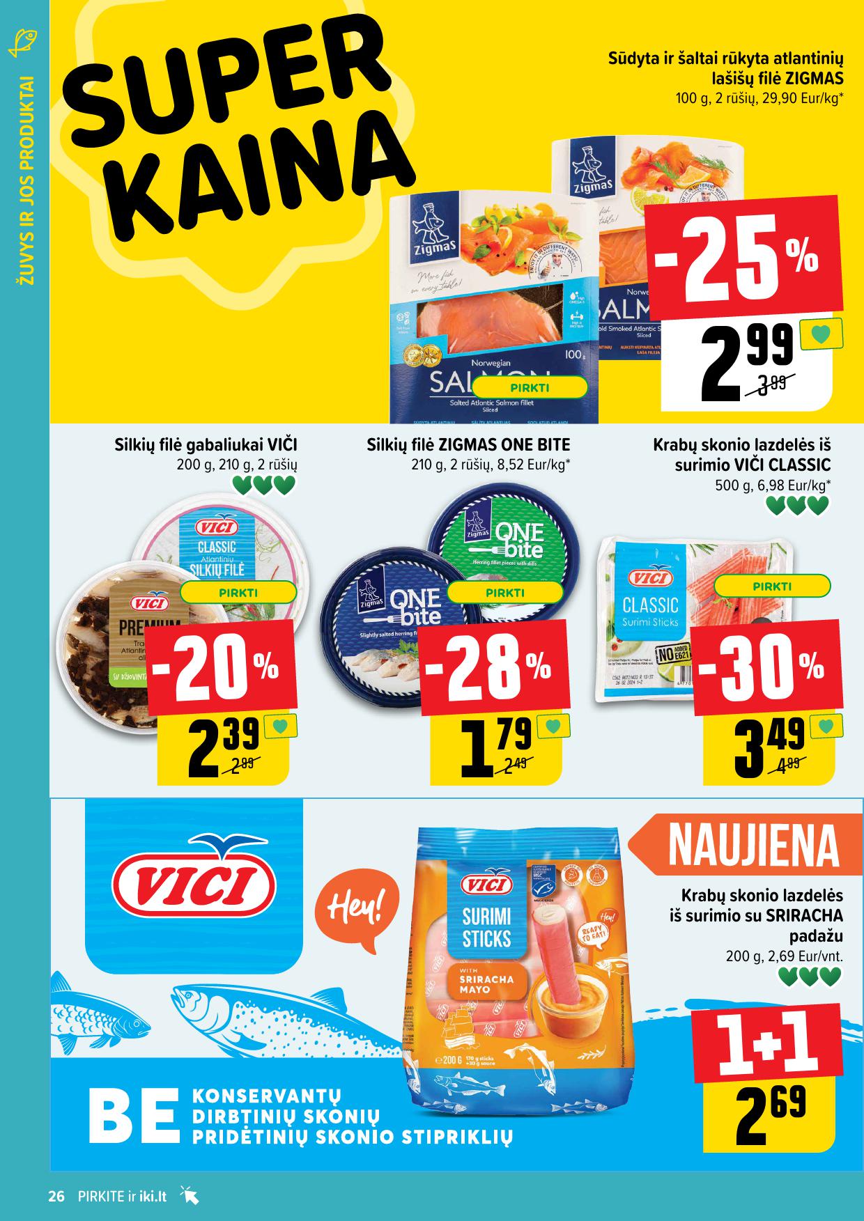 Naujausias IKI kaininis katalogas 2024.10.14 - 2024.10.20