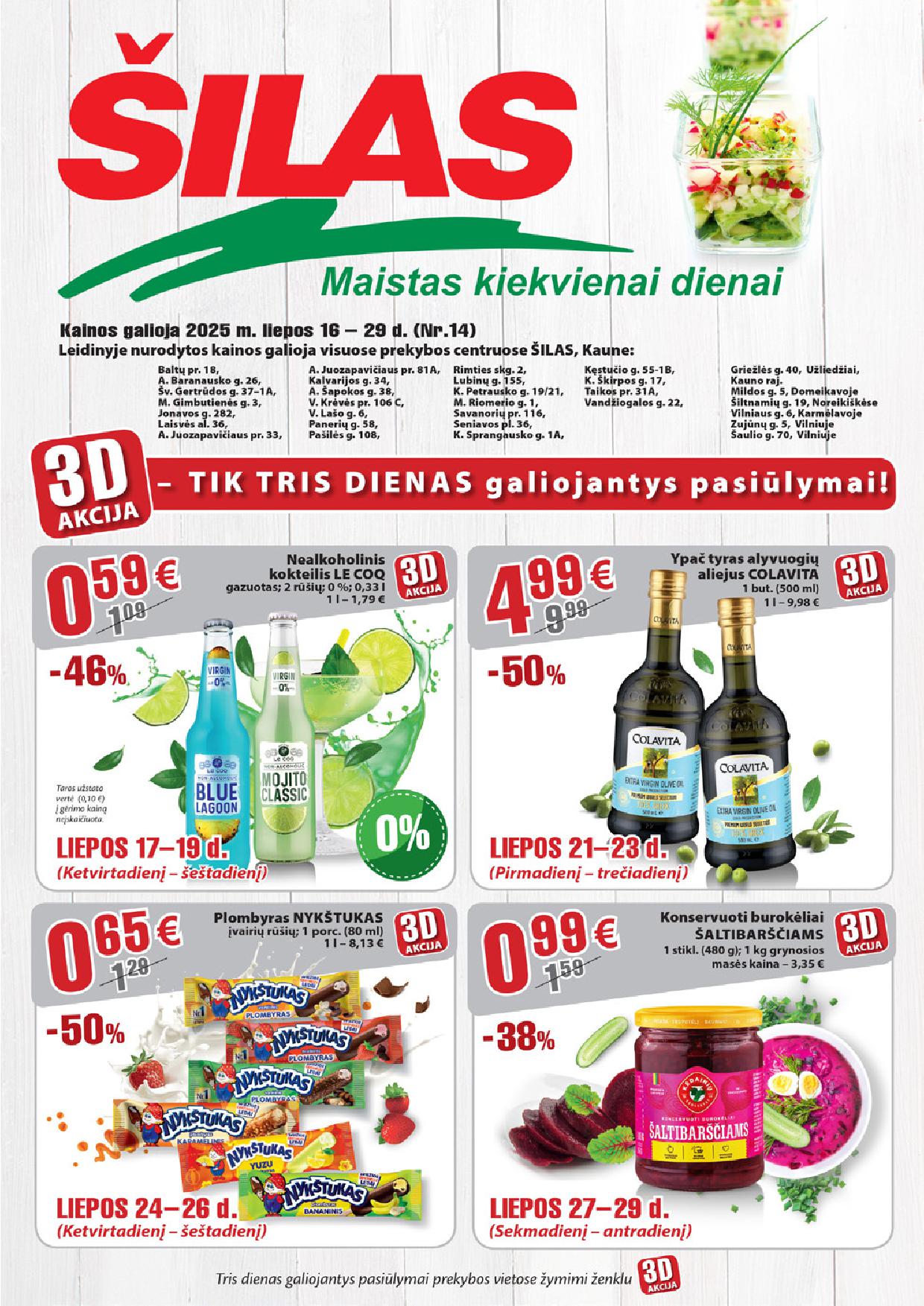 Naujas ŠILAS leidinys Nr.14 nuo 2025.07.16 iki 2025.07.29