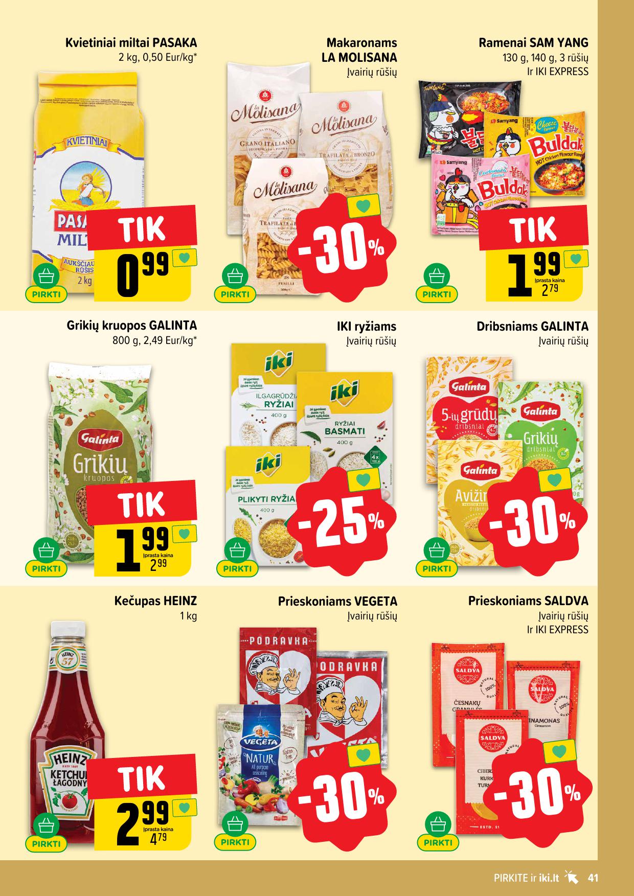 Naujausias IKI kaininis katalogas 2026.04.13 - 2026.04.19