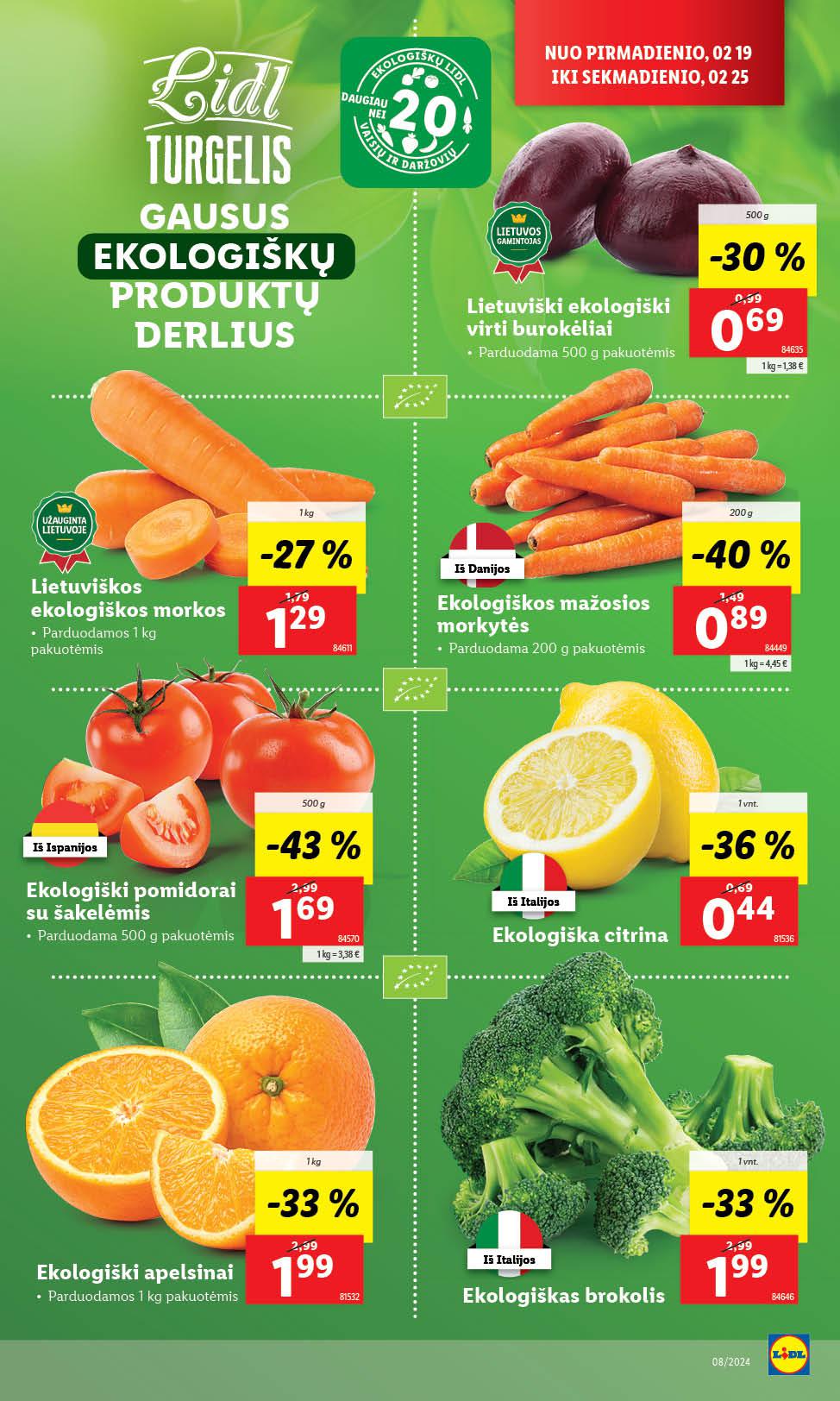 Naujausias LIDL kaininis katalogas 2024.02.19 - 2024.02.25