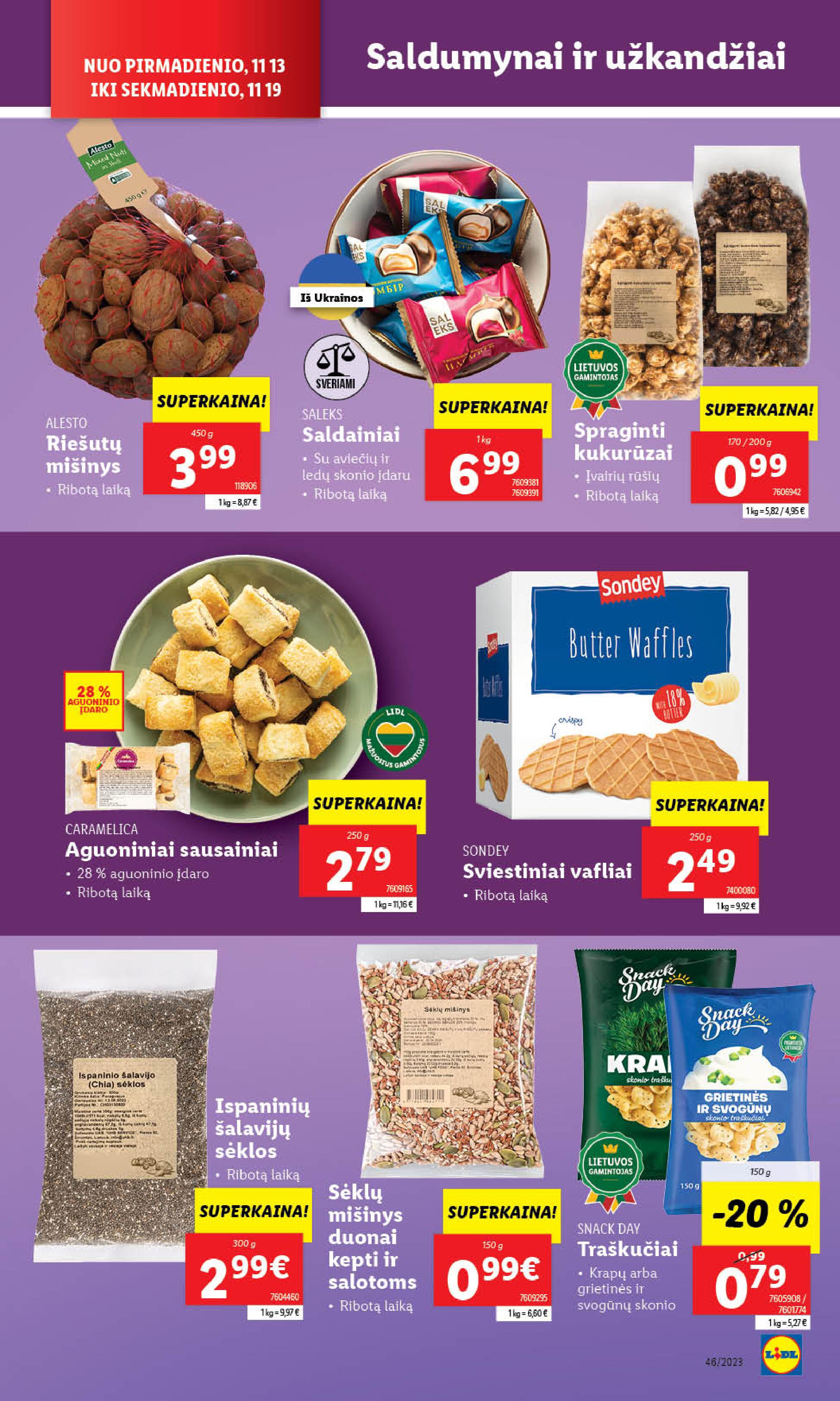 Naujausias LIDL kaininis katalogas 2023.11.13 - 2023.11.19