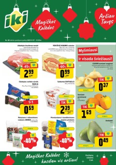 Naujausias IKI kaininis katalogas 2023.11.27 - 2023.12.03