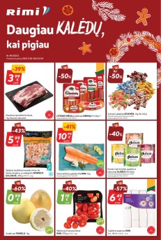 Naujausias RIMI kaininis katalogas 2023.11.28 - 2023.12.04