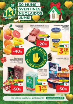 Naujausias IKI kaininis katalogas 2022.12.12 - 2022.12.18