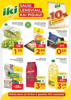 Naujausias IKI kaininis katalogas 2023.01.09 - 2023.01.15