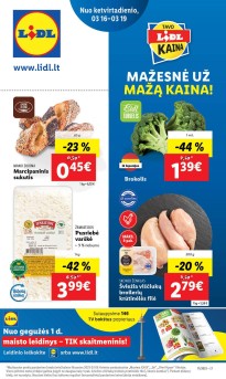 Naujausias LIDL kaininis katalogas 2023.03.13 - 2023.03.19