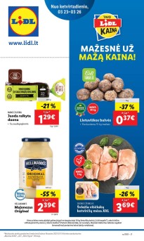 Naujausias LIDL kaininis katalogas 2023.03.20 - 2023.03.26