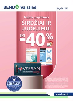 BENU vaistinės akcijų ir nuolaidų leidinys 2023.05.01 - 2023.05.31