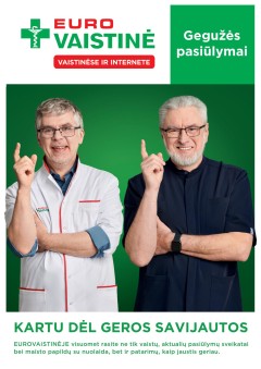 EUROVAISTINĖ akcijų ir nuolaidų leidinys 2023.05.01 - 2023.05.31