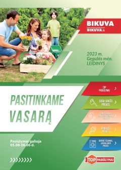 BIKUVA akcijų ir nuolaidų leidinys 2023.05.08 - 2023.06.06