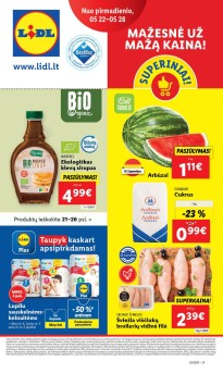 Naujausias LIDL kaininis katalogas 2023.05.22 - 2023.05.28