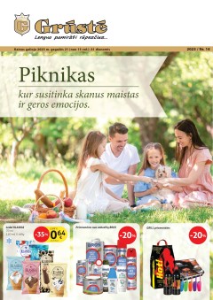 Naujas GRŪSTĖ leidinys Nr.14 nuo 2023.05.21 iki 2023.05.31