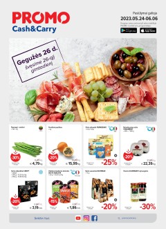 Naujas PROMO Cash&Carry leidinys nuo 2023.05.24 iki 2023.06.06