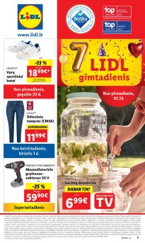 LIDL ne maisto prekių leidinys 2023.05.29 - 2023.06.04