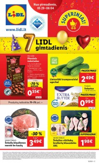 LIDL akcijų ir nuolaidų leidinys 2023.05.29 - 2023.06.04