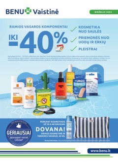 BENU vaistinės akcijų ir nuolaidų leidinys 2023.06.01 - 2023.06.30