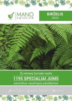 MANO vaistinės akcijų ir nuolaidų leidinys 2023.06.01 - 2023.06.30