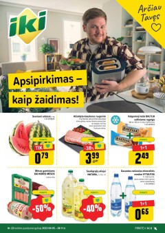 IKI SAVAITĖLĖ akcijų ir nuolaidų leidinys Nr.23 2023.06.05 - 2023.06.11