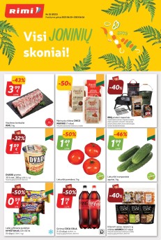 Naujausias RIMI kaininis katalogas 2023.06.20 - 2023.06.26