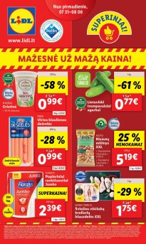 Naujausias LIDL kaininis katalogas 2023.07.31 - 2023.08.06