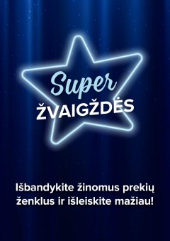 MAXIMA leidinys Mėnesio Superžvaigždės galioja 2023.09.01 - 2023.09.30