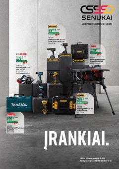 SENUKAI akciju leidinys "Įrankiai" 2023.09.13 - 2023.10.23