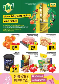 Naujausias IKI kaininis katalogas 2023.10.16 - 2023.10.22