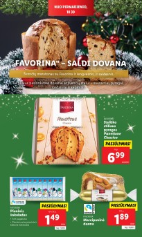 LIDL katalogas "Saldžiam švenčių maratonui" galioja nuo 2023.10.30