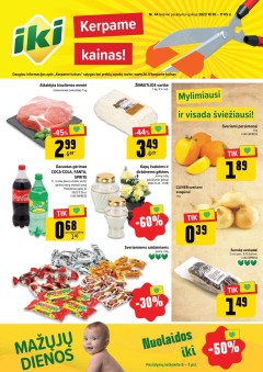 Naujausias IKI kaininis katalogas 2023.10.30 - 2023.11.05