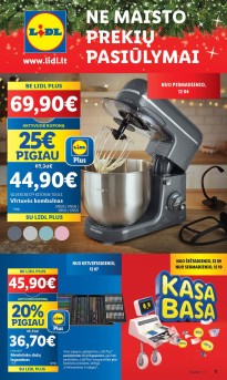 LIDL ne maisto prekių leidinys 2023.12.04 - 2023.12.10