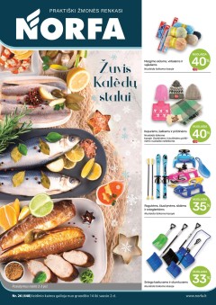Naujausias NORFA kaininis katalogas 2023.12.14 - 2024.01.02(Leidinio galijimas pasibaigęs)