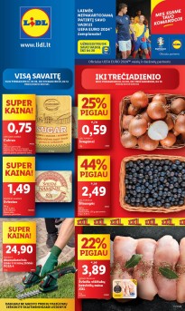 Naujausias LIDL kaininis katalogas 2024.04.08 - 2024.04.14