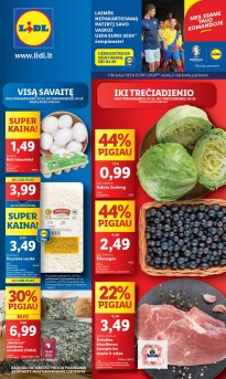 Naujausias LIDL kaininis katalogas 2024.04.22 - 2024.04.28