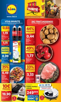 Naujausias LIDL kaininis katalogas 2024.08.12 - 2024.08.18