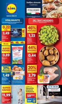 Naujausias LIDL kaininis katalogas 2024.08.19 - 2024.08.25