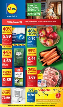Naujausias LIDL kaininis katalogas 2024.09.16 - 2024.09.22