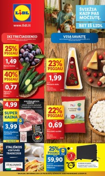 Naujausias LIDL kaininis katalogas 2024.10.07 - 2024.10.13