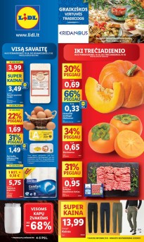 Naujausias LIDL kaininis katalogas 2024.10.28 - 2024.11.03