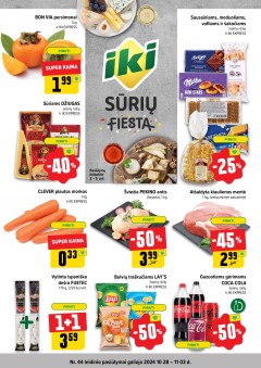Naujausias IKI kaininis katalogas 2024.10.28 - 2024.11.03