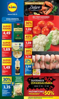 Naujausias LIDL kaininis katalogas 2024.11.18 - 2024.11.24