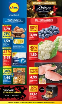 Naujausias LIDL kaininis katalogas 2024.11.25 - 2024.12.01