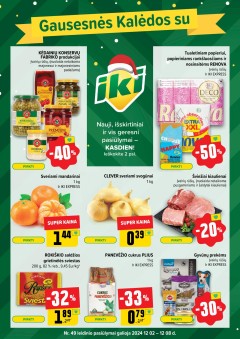 Naujausias IKI kaininis katalogas 2024.12.02 - 2024.12.08