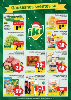 Naujausias IKI kaininis katalogas 2024.12.30 - 2025.01.05